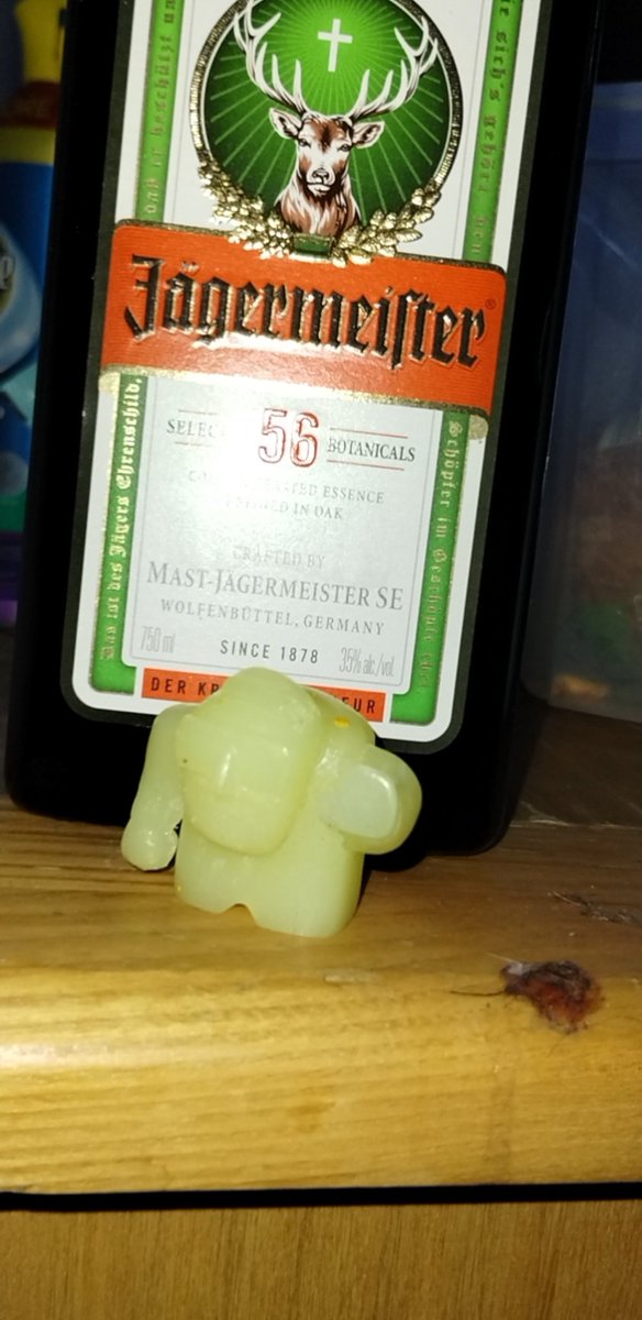 TheMoShindig's tweet photo. Yesterday was tequila today is Jager someone tell me how to switch #TinyDerek from party mode to chill mode? https://t.co/EVYhL2nEDt