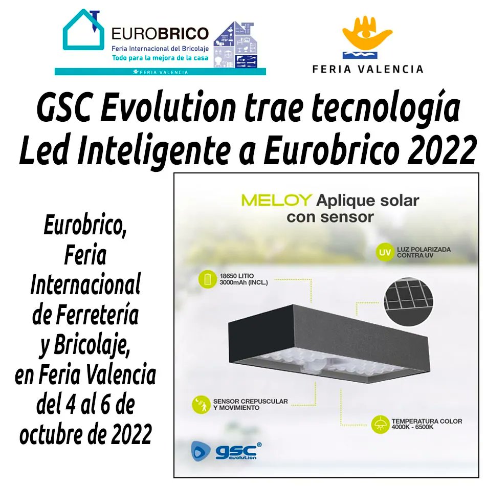 hosteleriaenvlc's tweet photo. GSC Evolution trae tecnología Led Inteligente a Eurobrico 2022
https://t.co/9vGlze7Zt7
@Eurobrico @Feria_Valencia #Eurobrico #FeriaValencia #Garsaco #GscEvolution #HosteleriaEnValencia #SectorVerde #Bricolaje #Ferreteria #ProductosSostenibles #FeriaDelBricolaje #PremiosEurobrico https://t.co/bwBRd9HHF0
