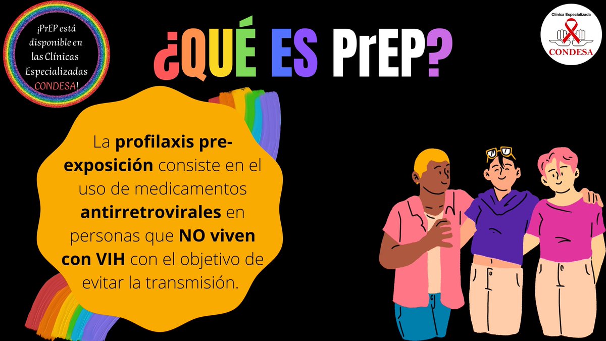 CdmxClinica's tweet photo. ¡PrEP está disponible en las Clínicas Especializadas CONDESA! https://t.co/1B9PxZ5bW3