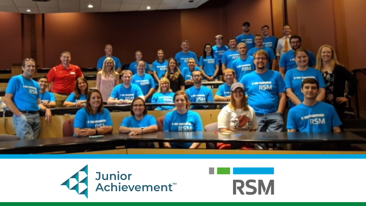 RSM has been invaluable to this JA region in both the classroom and boardroom, as well as through their fundraising and recruiting efforts. As a team, RSM employees have stepped up locally to help with landscaping, painting, and preparing materials for programs.