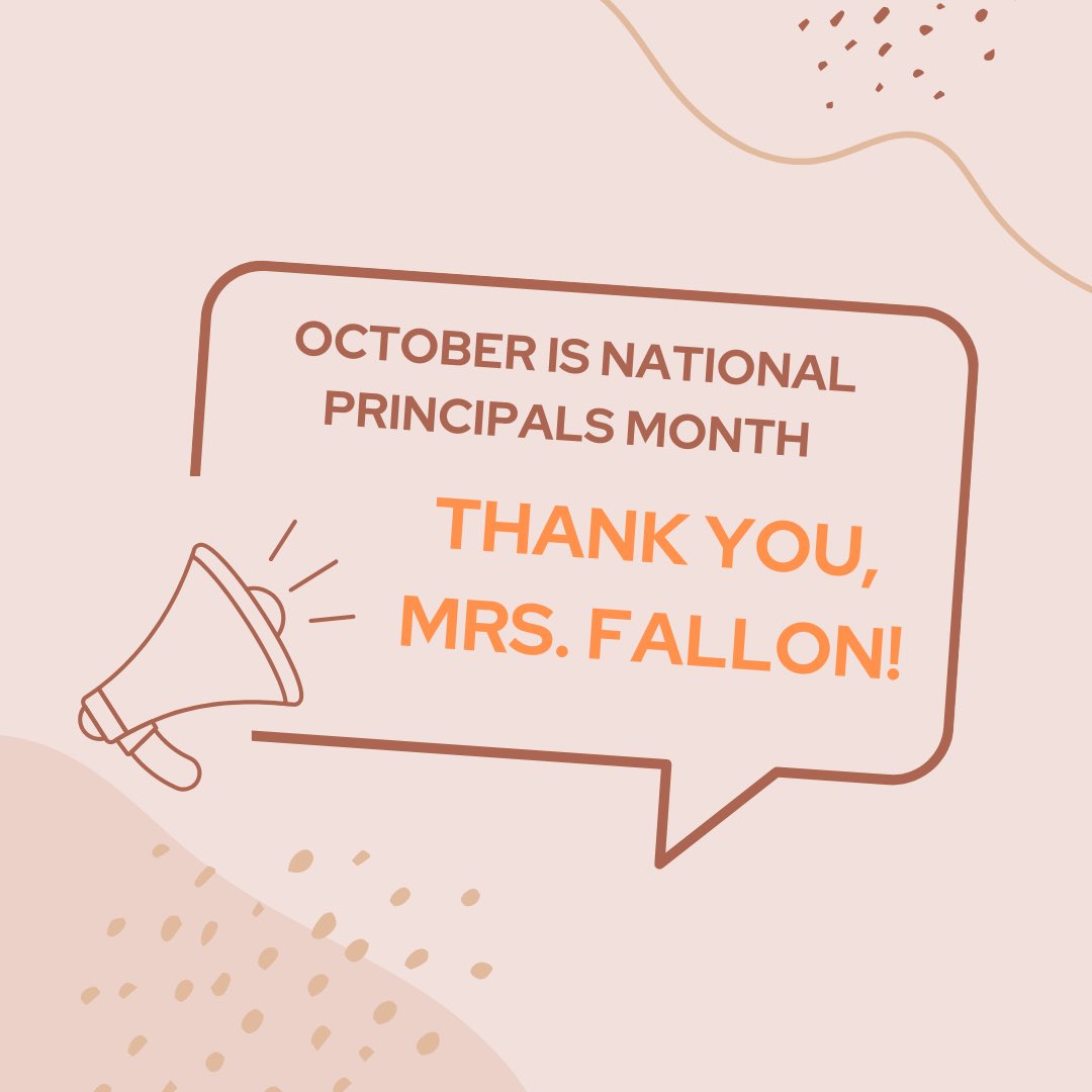 J.P.K. E.C.H.S. thanks Mrs. Fallon for her dedication to the Spartan family! #jpkspartans #spartanfamily #thankaprincipal #principalsmonth #currituckk12