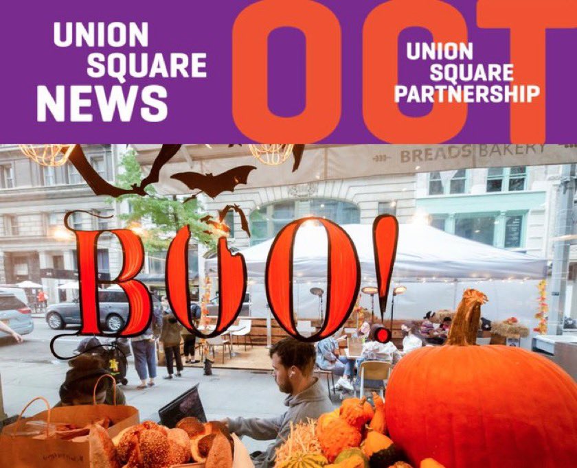 JennFalk's tweet photo. The leaves are changing + fall is upon us in @UnionSquareNY 🍂🍁☀️✨ Check out our guide to the best fall activities in USQ, plan your #USQNightOut, book your holiday party, and so much more in our October newsletter. Read ➡️ https://t.co/jKv6wc0Qvq

#UnionSquare #USQEvents https://t.co/eOuqZLBqap