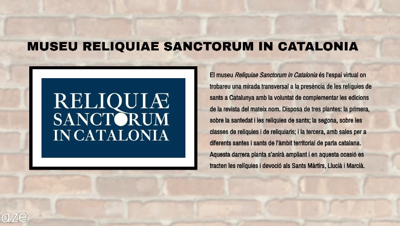joanarimanyjuv's tweet photo. Des d’ahir, els subscriptors poden recórrer el #museu virtual sobre #relíquies de sants a #Catalunya. Us podeu subscriure gratuïtament a la revista #Reliquiae #Sanctorum in #Catalonia i veureu ampliacions futures. Ara, en podeu fer un tast a: https://t.co/eqeQubJNMj #RelSInCat https://t.co/jrwE8EDjDJ