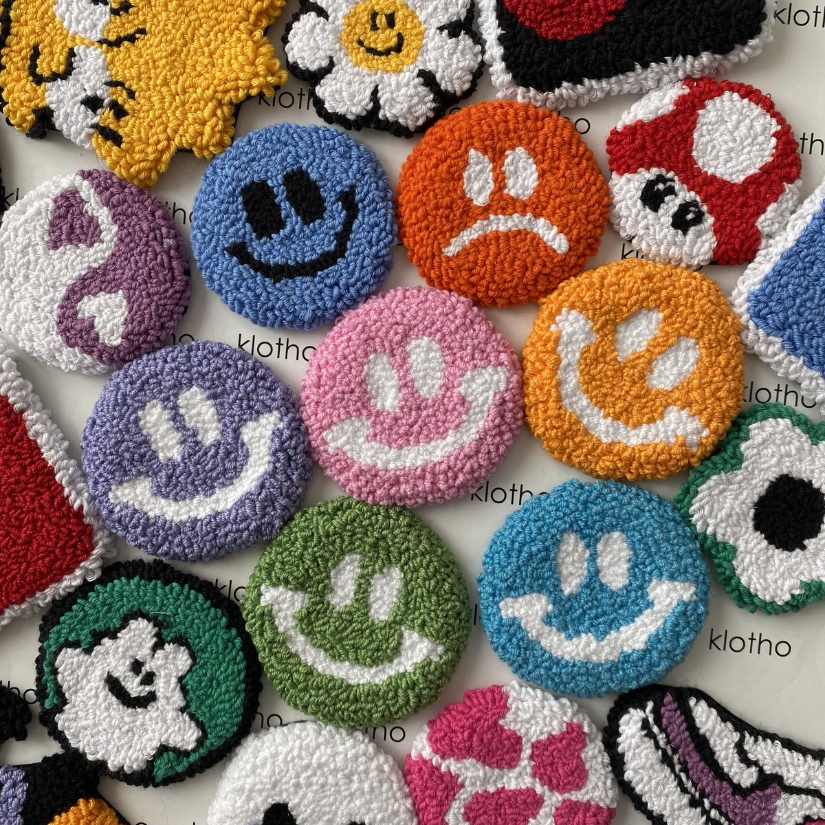 klothostudio's tweet photo. Set of 2 Car Coaster, Smile Coaster, New Car Gift, Punch Needle, Drink Coasters, Embroidery, Personalized Car Coasters, Gift,Japanese Gift #punch #punchneedle #punchneedlerug #punchneedletiktok #punchneedlelove #punchneedletutorial #smallbusiness #smallbusinesscheck #carcoasters https://t.co/uSrRWnDANi