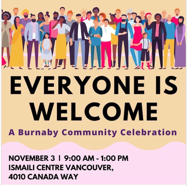 BurnabyIPT's tweet photo. Help us celebrate the conclusion of two Burnaby-based research projects investigating the experiences of newcomers.

Lunch will be served! Everyone is welcome. 
Arabic, Farsi, Mandarin and Tigrinya live translation will be available!

Register Here: https://t.co/m6K39eQk9l https://t.co/salzw03JG1