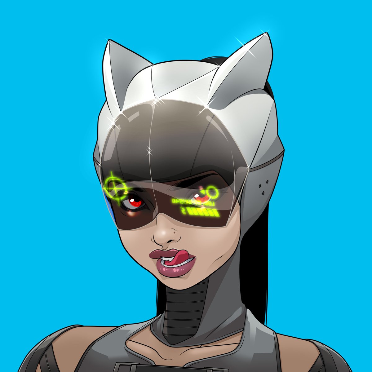 BFTFIV's tweet image. (1/3) Cam here 👋

Meet #FemmeFatale S1: #4 - K.I.T.-10

The latest teaser from @Mcflyy's upcoming Femme Fatale S1 NFT collection.

I'm always blown away by the level of detail @mcflyy infuses into his work. From the chrome lens flares on the right ear to the ones centered on