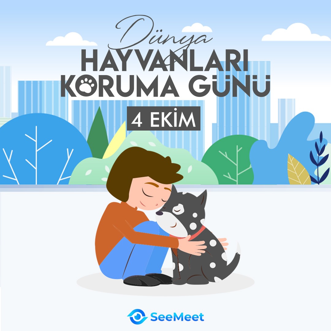 seemeetlive's tweet photo. Kalpleri sevgi ile atan minik dostlarımızla sevgimizi paylaşmayı unutmayalım. 4 Ekim Dünya Hayvanları Koruma Günü kutlu olsun. 🐈🦜🐶
#4EkimDünyaHayvanlarıKorumaGünü #SeeMeet https://t.co/wOc2UgdfBU