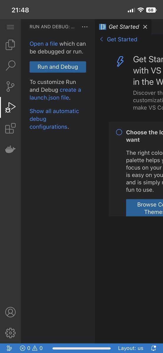 sjefen6's tweet photo. @BazQuxReader I think you might have configured the iOS status bar incorrect (white text on white background). Example is coder/code-server https://t.co/0glBEkgO4n