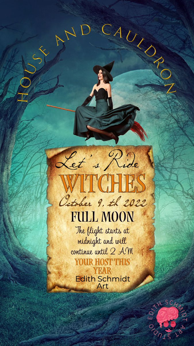 EdithSchmidtLLC's tweet image. I adore working with these types of images. Using photo manipulation and some decorative fonts, I create these mockups. This is just one of the things that my studio creates for my clients. #mockups #halloween #witches #brooms