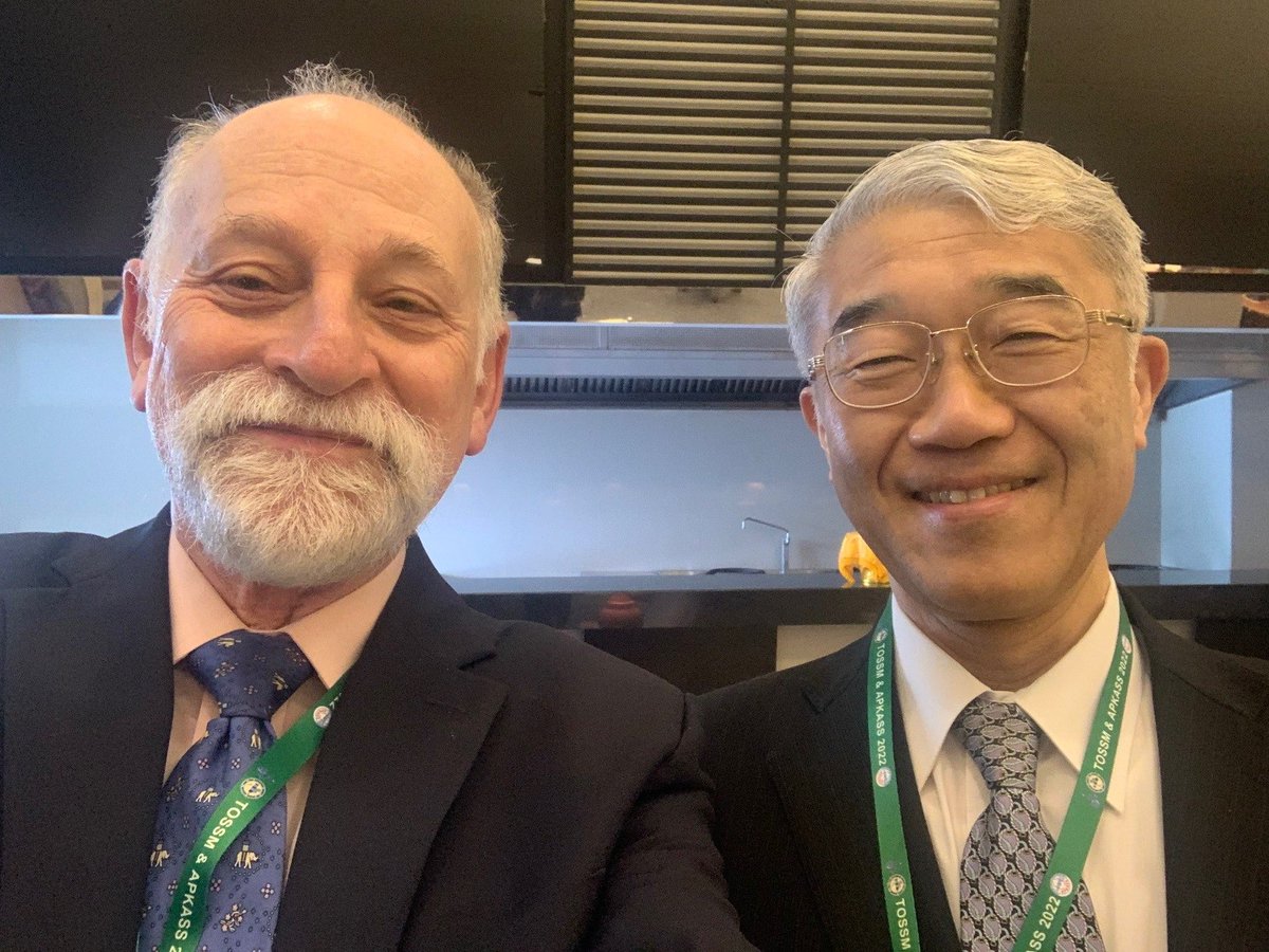 OJSM_SportsMed's tweet photo. Editor in Chief Bruce Reider just returned from #APKASS #TOSSM. He met up with Dr. Jaques Menetrey of @hirslanden and @ESSKA_society and the Oct. guest on Easy Reider, and Dr. Eiji Ioti who appeared on the @AOSSM_SportsMed podcast last year. Listen at https://t.co/s1Wr3mz7qM https://t.co/EnWUXmIb3i