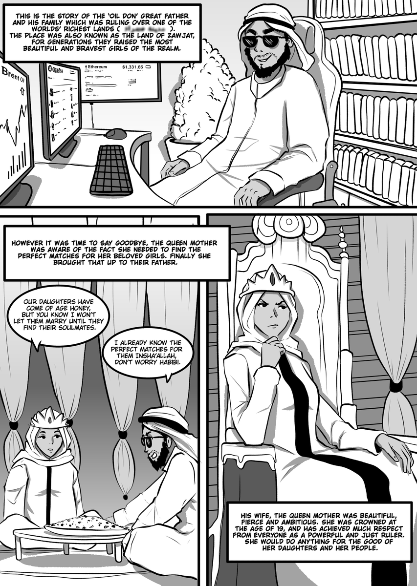 Chapter-1 
Why should the Royal Family pick you as a groom?🧕