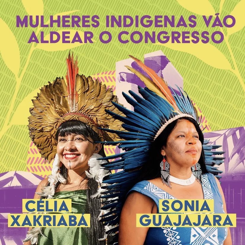 CHEGOU A HORA DA BANCADA DO COCAR! 🏹

Minas Gerais e São Paulo fizeram história e elegeram suas primeiras mulheres indígenas deputadas federais! Esse é só o início da luta.