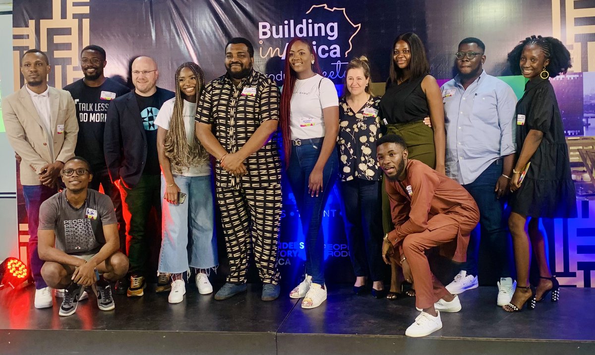 thekitoye's tweet photo. Building in Africa Product Meetup was a success!!!
A big thank you to everyone who made this possible, especially our friends at @FoundersFFA and all the event planning volunteers at @peopleinproduct β€οΈβ€οΈ.
PIP to the world. πππ
#FFAxPIP #PeopleInProduct #BuildingInAfrica https://t.co/IJ5CVmHZRT