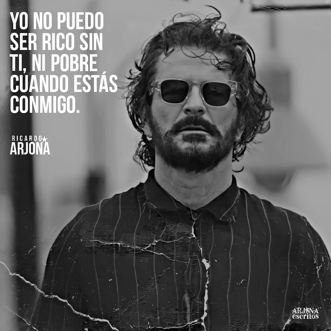 ArjonaEscritos's tweet photo. Yo no puedo ser rico sin ti, ni pobre cuando estás conmigo. ⋆ᴍɪʟʟᴏɴᴀʀɪᴏ ᴅᴇ ʟᴜᴢ🎙༄✮⋆
@Ricardo_Arjona https://t.co/D4Xeawsvuo