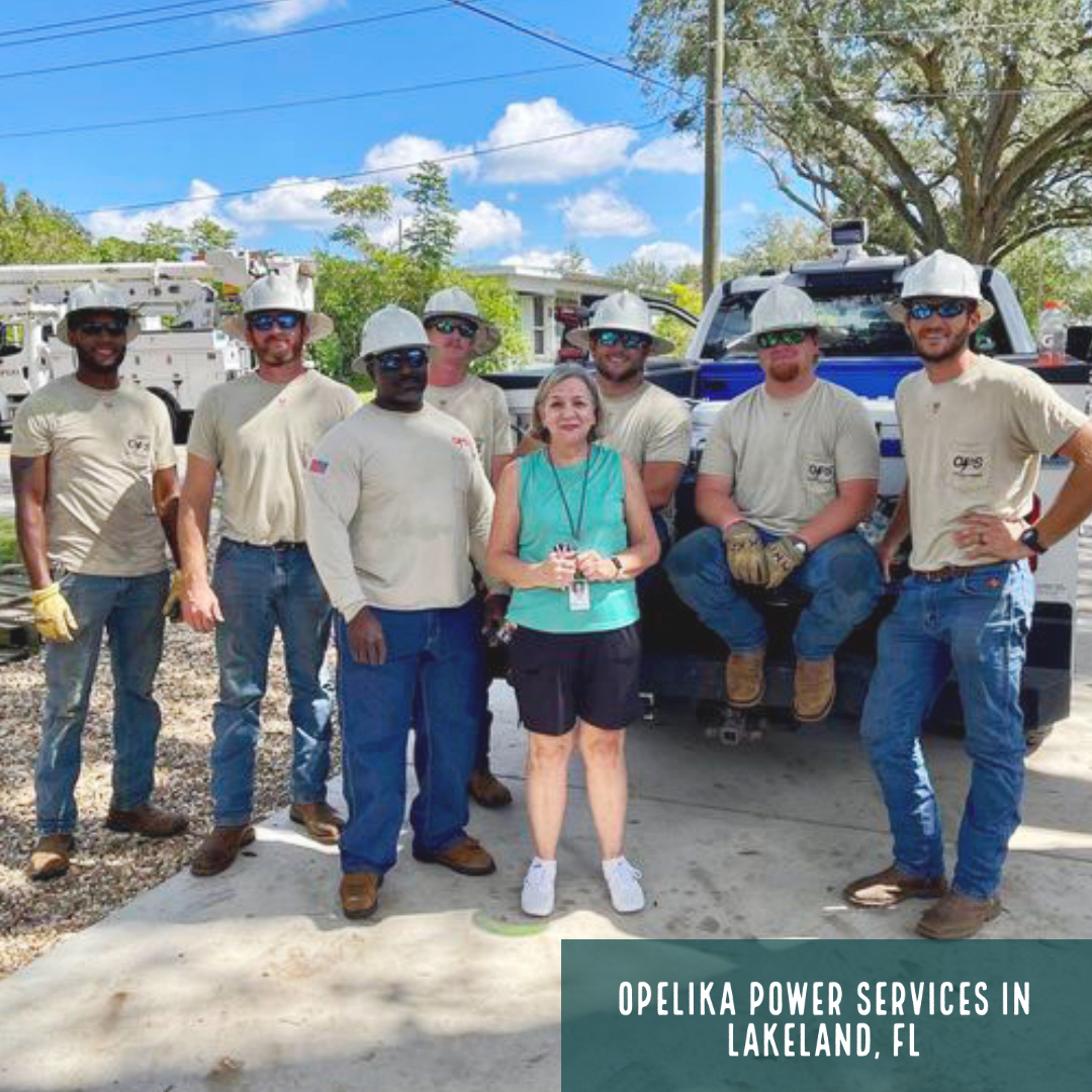 AMEA_Alabama's tweet photo. AMEA has 4 Member utilities who sent crews to Florida, including Dothan Utilities, City of Fairhope, Opelika Power Services &amp; Riviera Utilities, Foley to assist in power restoration efforts in the aftermath of #HurricaneIan. Job well done to these crews!

#CommunityPowered https://t.co/m8sJRCt7uN