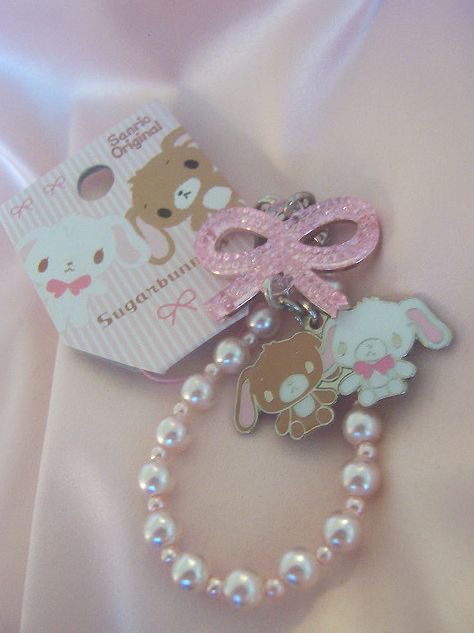 sanriodaily's tweet photo. sugar bunnies bracelet 💫 https://t.co/HI2XTsZOi7