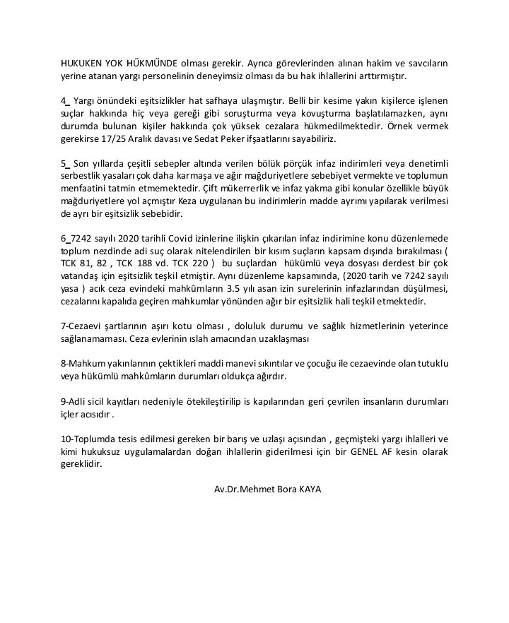 Genel Af nedir neden gereklidir. Av.Dr.Mehmet Bora Kaya kaleminden okuyalım ve bolca paylaşalım

<a href="/gilldaons/">Gülsüm Özdemir</a> @barandeniz0424 <a href="/FigenAkkas/">Figen Akkaş</a> 

#GenelAF

@CMKBoraKaya