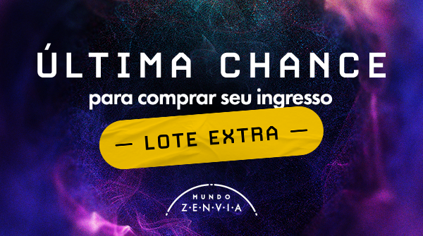Última chance para garantir sua vaga para o #MundoZenvia.

Gere mais valor para a experiência do seu cliente. Venha para o Mundo Zenvia! Inscreva-se: zenvia.me/loteextra

#Zenvia #ByHumanzForHumans #MundoZenvia #Tecnologia #CS #CX #CustomerExperience