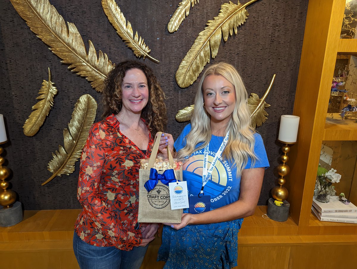 Thank you #Quickbooks customer Laura for preparing delicious snacks!  #IntuitTaxAdvisorSummit  eatcraftcorn.com