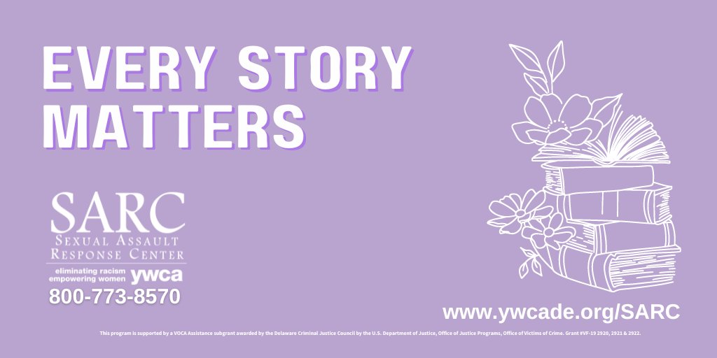 ywcade's tweet photo. In honor of Domestic Violence Awareness Month, SARC has partnered with 9 Delaware libraries to highlight survivor stories and begin conversation on how to end domestic violence. Check out your local library to find our display today!

#DVAM #ywcadesarc #library https://t.co/eygGsjDXG1
