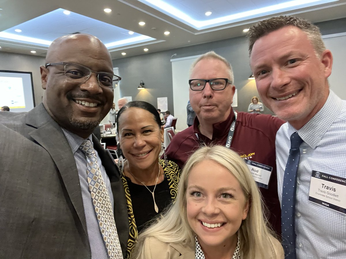 Great day of celebrating Enumclaw schools, instructors, and students with my team at the WASA Fall Conference - Student Voice on Belonging and Learning.