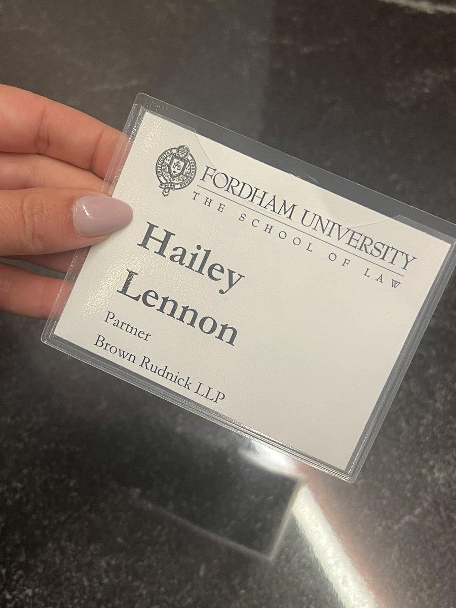 HaileyLennonBTC's tweet image. Day 1 of my 2 week East Coast tour 

Travel 🧵 

First stop @FordhamLawNYC Blockchain Regulatory Symposium ⚖️