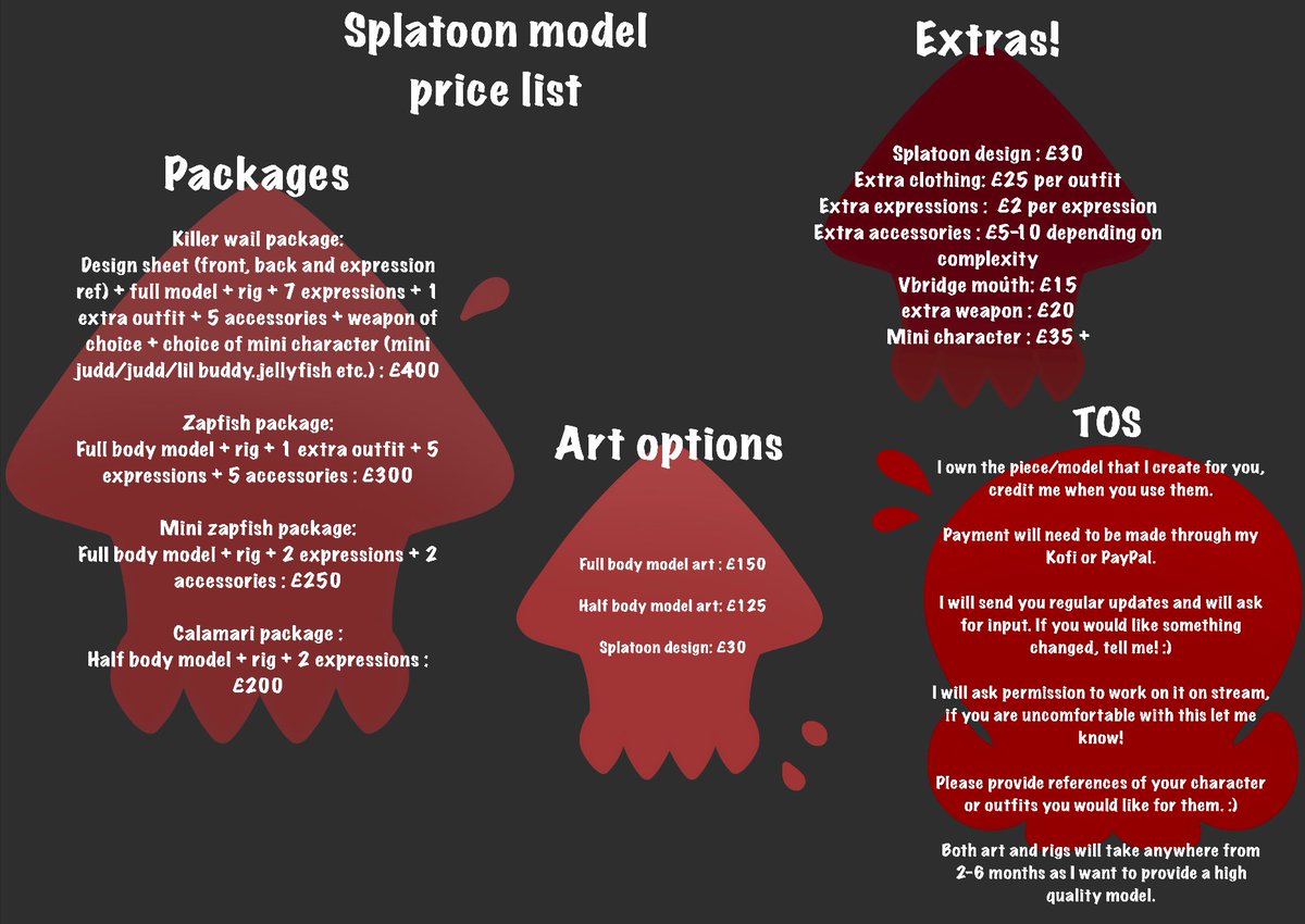 AY. opening splatoon comms! I will be opening 2 model slots for now! Example In replies (was rigged in 3 days so the lack of Y parameters and movement in parts will not apply for new models made!) Dm me if interested! :) #splatoon #splatoonmodel #vtuber #commisionsopen #comms