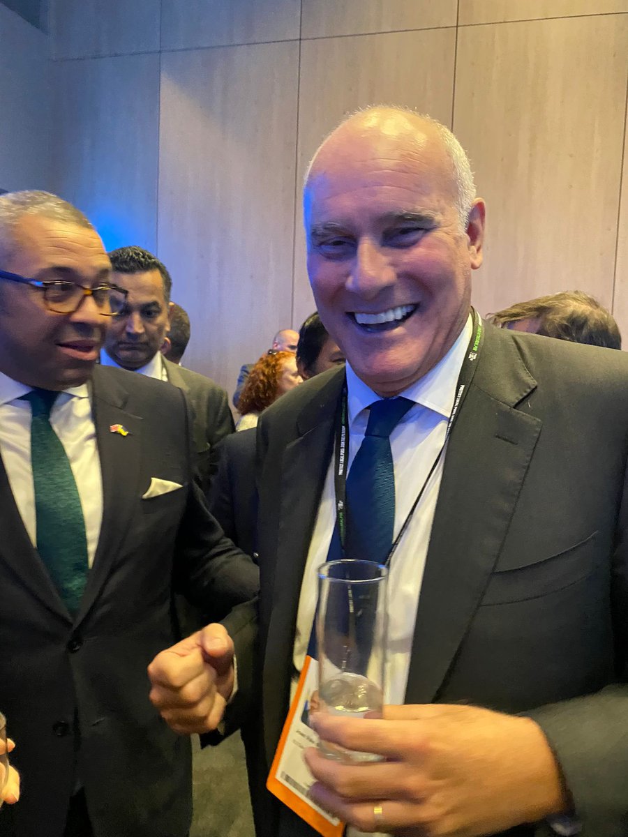 EUdelegationUK's tweet photo. Thanks to all those who came to the EU reception at #CCP22. We were delighted to welcome Foreign Secretary @JamesCleverly and the NI Secretary @chhcalling, 14 EU Member States Ambassadors as well as former 🇬🇧 MEPs, think tankers, journalists and many others https://t.co/KXt6I0YONt