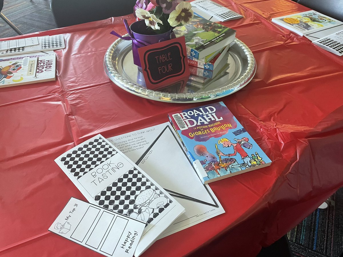 MrsMFrendjian's tweet photo. Excited to kick off @BlaydonPs book tasting tomorrow! You can’t taste a book by its cover but you can learn how to choose books that are just right for you and discover new interests! Stay tuned for more! @LC2_TDSB @tdsb @TDSBLibrary https://t.co/WPNe3Ho8GQ