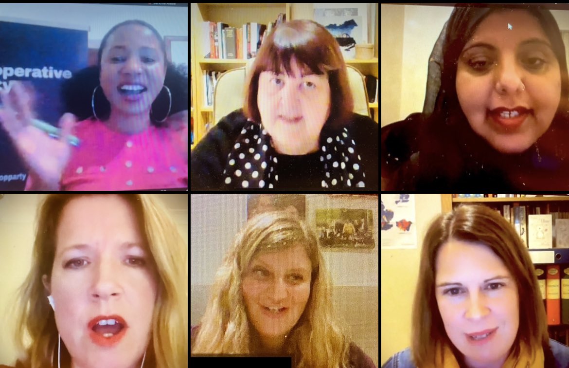 LabourWomensNet's tweet photo. We promised a conversation on #Diversity in #LocalGovernment & what a challenging & uplifting discussion it was! Thank you @CoopParty @abigailmashall @TheLadyWilcox @shaistaAziz @mrs_creynolds @MarieTidball @Emma_Hoddinott for a fab virtual fringe #KeepTheGoodStuff #CoopConf22🌹 https://t.co/LfVuE6nSQR