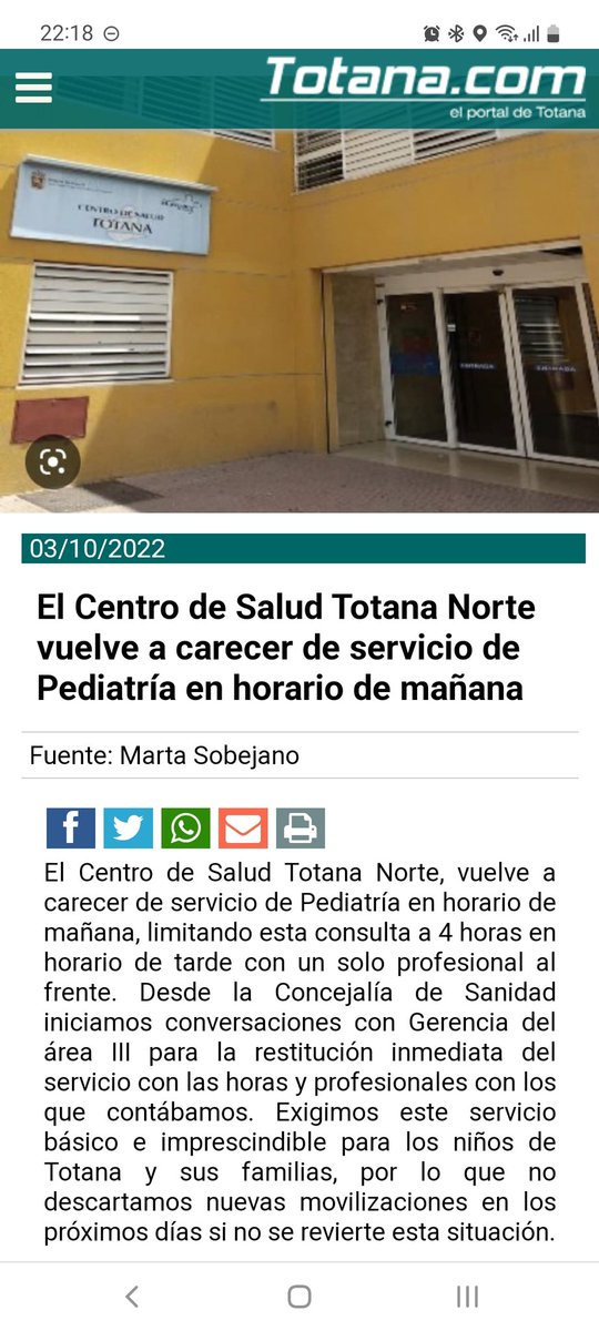 Javier14994870's tweet photo. @Murciasalud, @regiondemurcia, @sanidadgob, @LopezMirasF . Hay una buena razón para tener que leer esto? https://t.co/Ta9zZ5nrkb