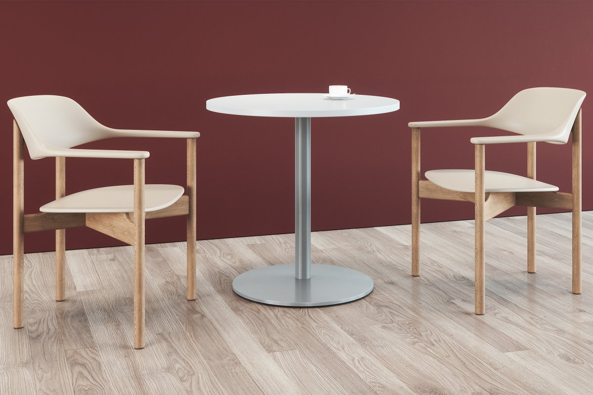 NeoCon_Shows's tweet photo. KFI Studios’ new sculptural Arbor chair’s solid wood frame adds warmth while an ergonomic, curved poly seat in colors pulled from nature adds to the chair’s alluring aesthetic. #NeoCon2022 #NeoConExhibitor https://t.co/Rk2fm8IUJH