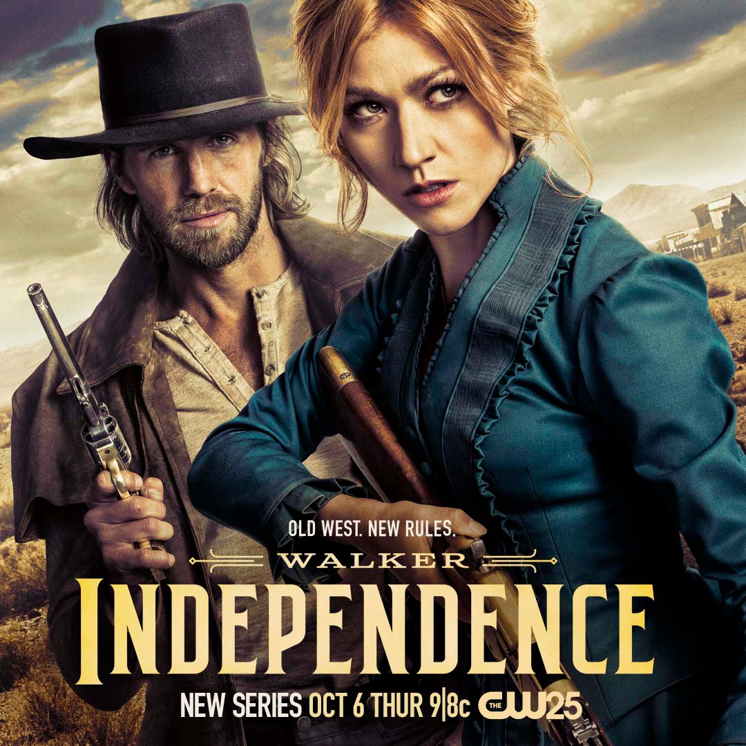 thecw25's tweet photo. Old west. New rules. Catch the start of the new series Walker: Independence this Thursday at 9/8c on the CW25. https://t.co/e8ar4nGxpL