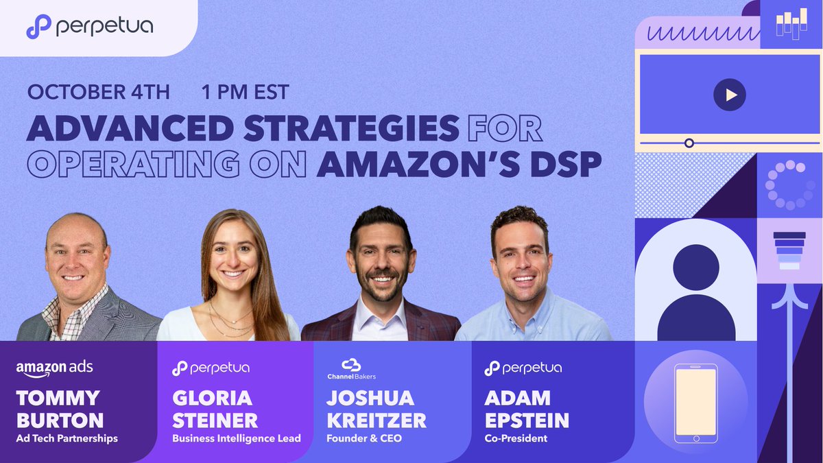 Join us tomorrow, with industry experts from <a href="/AmazonAds/">Amazon Ads</a> and <a href="/ChannelBakers/">Channel Bakers</a>, as we dive into advanced strategies to unlock growth using the #Amazon DSP. 🚀

Register for FREE ➡️ bit.ly/3SDbKaj

#AmazonAds #AmazonDSP