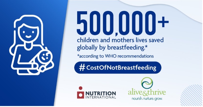 aliveandthrive's tweet photo. The Cost of Not Breastfeeding Tool has been updated with the latest available data, covering more than 160 countries. Invest in #breastfeeding! @NutritionIntl https://t.co/3FbUHV0wgE https://t.co/JQaxjqgOQf