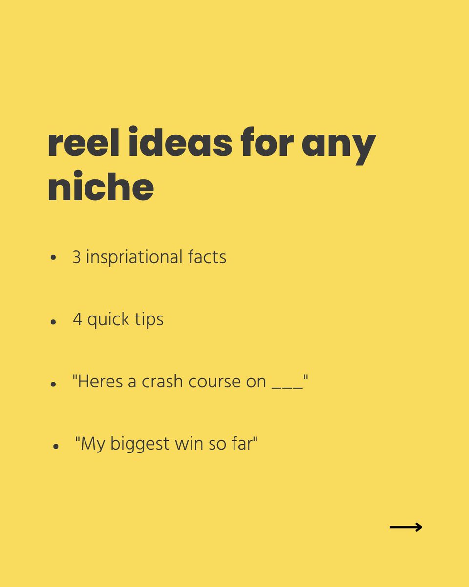 SociallyInfused's tweet photo. Surprise! 🎉 a gift for you - Instagram Reel ideas for ANY NICHE: 

🎁 inspirational facts

🎁 quick tips

🎁 biggest mistakes in your industry

🎁 FAQs

Want more? Swipe to see the rest 👉

#instagrammarketing #instagrammarketingtips #contentideas #instagramreelideas #reelideas https://t.co/ZJ2q2P76Kz