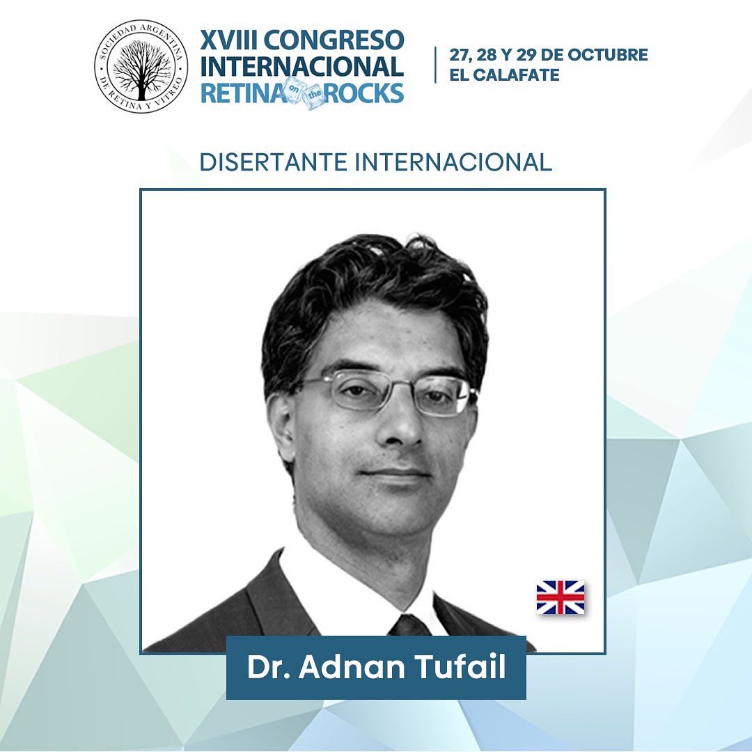 saryv's tweet photo. XVIII Congreso Internacional - Retina on the Rocks

Disertantes internacionales: 

👉🏻 Dr. Allen Ho 
👉🏻 Dr. Adnan Tufail 
👉🏻 Dr. William Mieler 

🗓 Jueves 27, viernes 28 y sábado 29 de Octubre
📍 Hotel Alto Calafate, El Calafate, Santa Cruz, Argentina 

Info: info@saryv.org.ar https://t.co/R96eNqBRxN