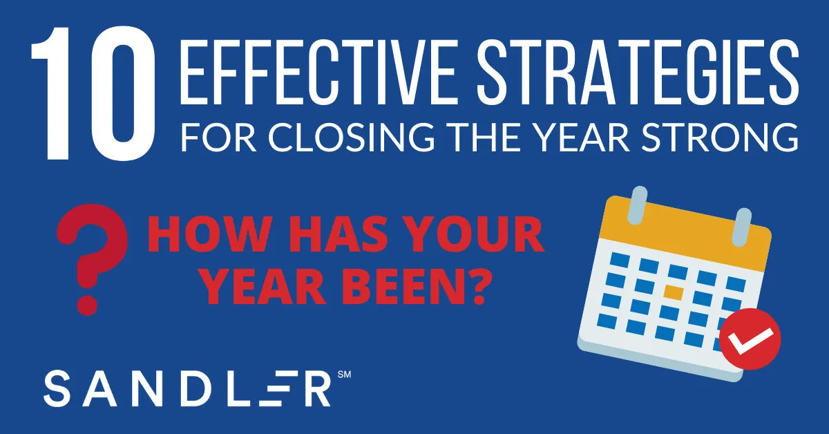 Salestrainingnj's tweet photo. The 4th quarter is here! Find out the 10 tried-and-true tips for finishing the year strong and positioning yourself for a profitable and productive year: https://t.co/NiguQl51vM How's your year been so far? We’d love to hear – comment below!

#CloseTheYear #HowToSucceed https://t.co/AalzWZncBR
