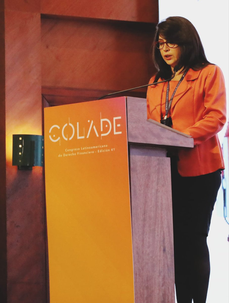 superbancosEC's tweet photo. La Superintendente de Bancos, Subrogante, Mgt. Guadalupe Cabezas, dio la bienvenida en el Congreso Latinoamericano de Derecho Financiero #COLADE, un evento de diálogo sobre los desafíos en el mejoramiento de las normativas financieras en un entorno de transformación digital. https://t.co/WfDHGx20mw