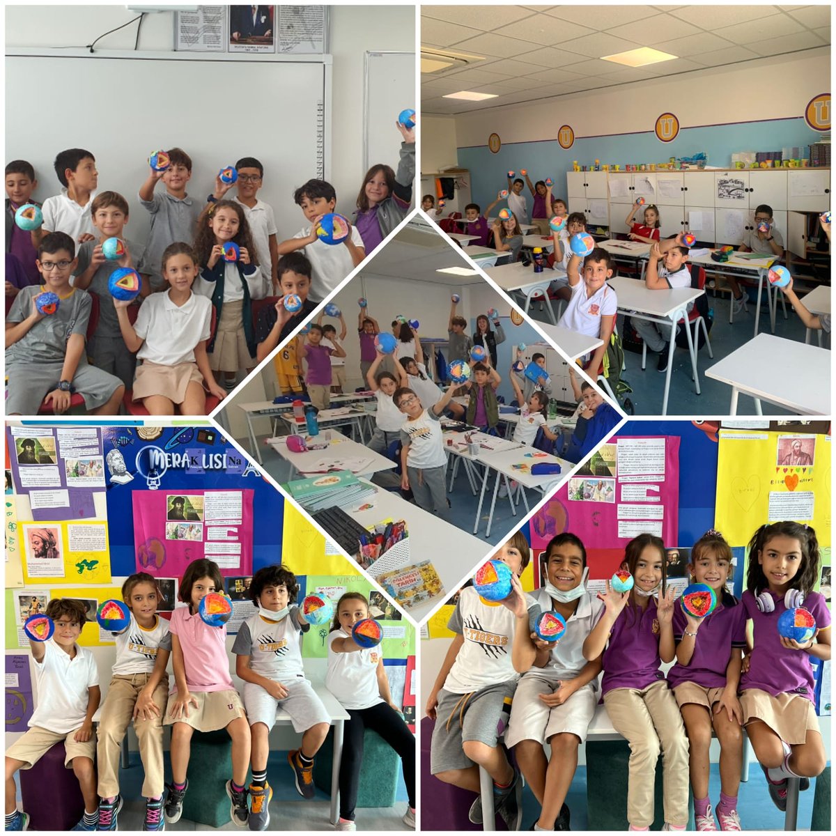 3. sınıflarımız Dünya'nın iç ve dış katmanlarını eğlenceli etkinliklerle öğrendiler. 🌍💜 #UğurluOlmak