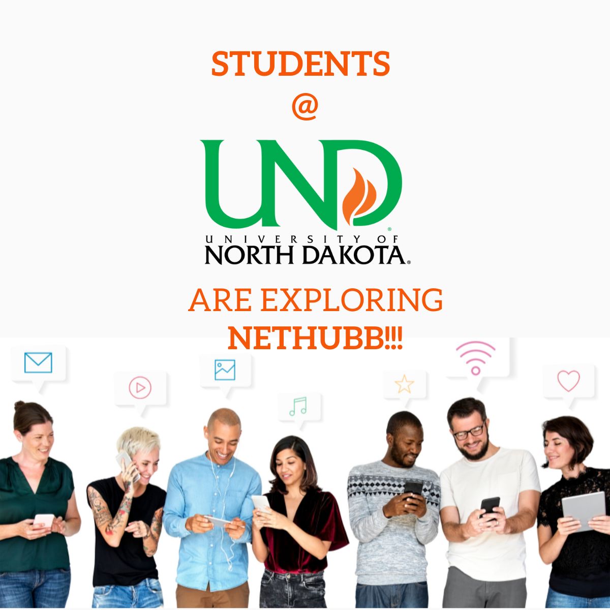nethubb's tweet photo. We are working with students @UofNorthDakota! Woohooo...
#und #students #careercurious #nethubb #universities #dei https://t.co/MfugSisUeH