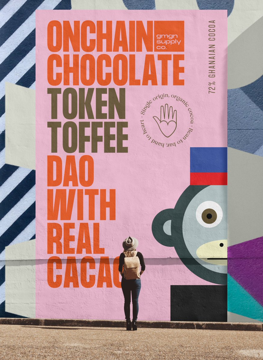 The Oct 12th Genesis Mint for gmgnDAO includes our first brand collab–OnChain Chocolate.🍫

It's delicious dark chocolate created for us by a woman-owned startup from Morocco in Africa. 

We'll be chatting with <a href="/zorachocolate/">ZORA Bean-to-Bar Chocolate</a> on Twitter Spaces at 5PM EST. 
x.com/i/spaces/1ynKO…