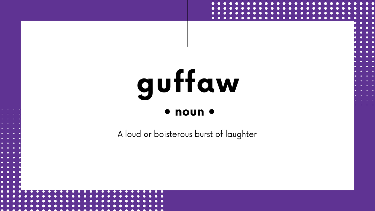 AuroraLibraryCO's tweet photo. Have you heard our #WordOfTheWeek?! Today's word is "guffaw!" π π¬ β
Send us your best sentence using our word of the week for a chance to be shared!!
#APLreadingrocks #AuroraColorado https://t.co/TtgcUz4jFM