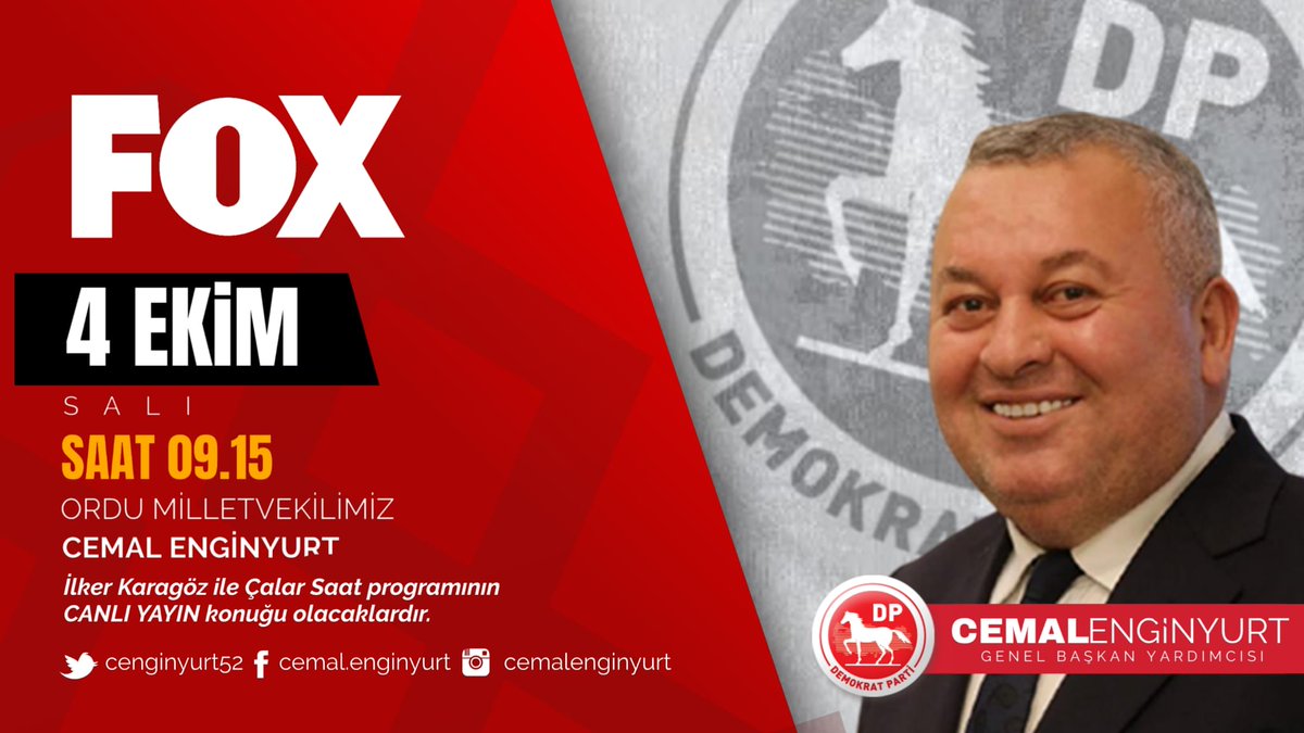 cenginyurt52's tweet photo. Sabah 09.15 de @FOXhaber canlı yayında, @karagozilker ün konuğuyum. 
Memleketi konuşacağız.
Seyretmenizi tavsiye ederim. https://t.co/TgpGORJcJK