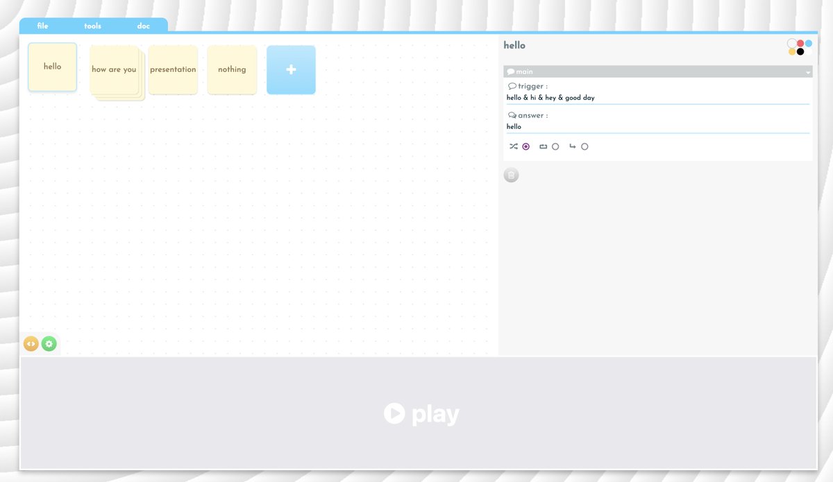 Un dev à crée une app de No-Code !

Aussi complexe qu'étrange,

Je me suis arraché les cheveux pour vous faire cette présentation... mais vous allez kiffer ♥️

Voici achtaitaipai.github.io/Miaou/ de
<a href="/CharlesKaito/">achtaitaipai</a>

#LundiPartage 👇 Thread
