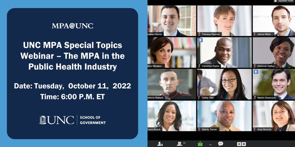 Our admissions team hosts a variety of events for prospective students to learn more about MPA@UNC, admissions, curriculums, and more. Check out our upcoming events here: onlinempa.unc.edu/admissions/eve…