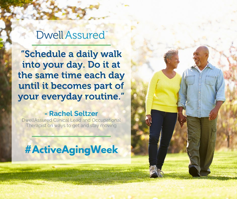DwellAssured's tweet photo. Taking a 30-minute walk daily can increase cardiovascular fitness, strengthen bones, reduce excess body fat, and boost endurance. If you’re looking for more helpful tips, reminders and resources, learn more from Rachel and her team today – https://t.co/RWQOhmmXzX or 667.401.7360. https://t.co/LgJ4VrZdMG