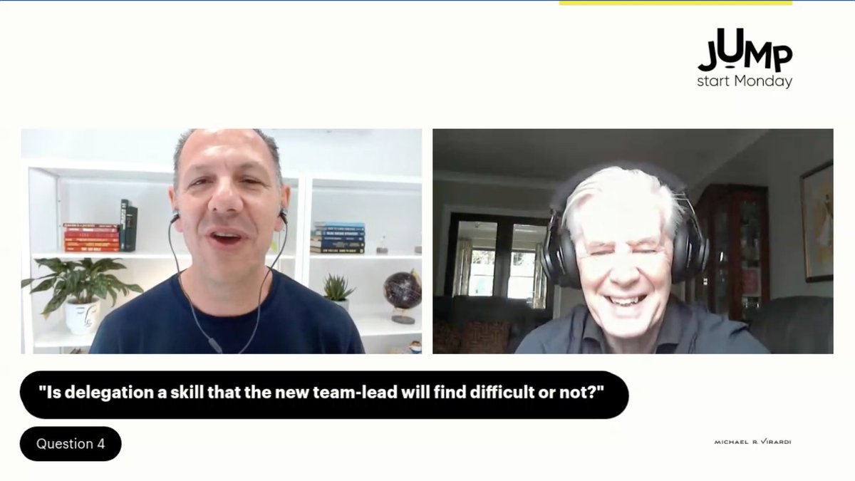 Michael_Virardi's tweet photo. Today we had Dr. Paul Donovan on the #JumpStartMonday show. The episode was titled "#Managing the newly promoted team-lead". Definitely worth looking into episode: https://t.co/7dUa1qHUyS #MVirardi #delegation #clear #roles #Management #advice https://t.co/DcjgRjC99p