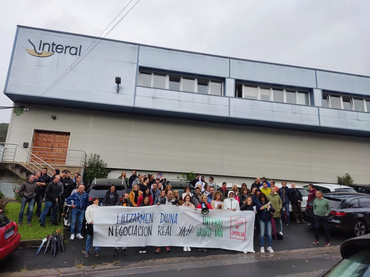 ELAOarsoBidasoa's tweet photo. Bigarren greba eguna bihar #Lezo|ko #Interal enpresan, hitzarmen duin baten alde!
10,30ean manifestazioa enpresa bertatik abiatuta! https://t.co/IkB3qhArzk