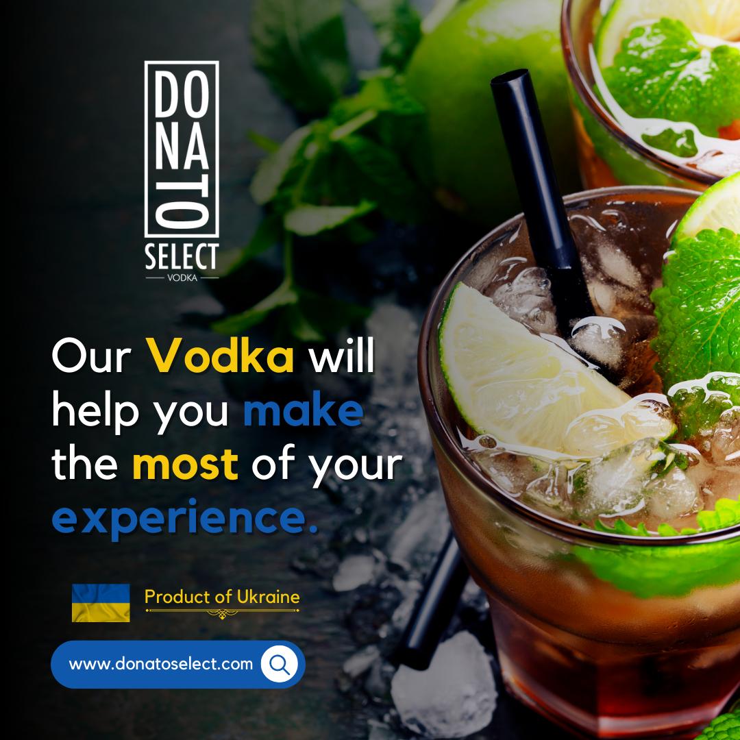donatoselect's tweet photo. If you're looking for a top-quality vodka that will tantalize your taste buds and leave you wanting more, look no further than Donato Select. 

This luxurious spirit is produced using only the finest ingredients and state-of-the-art distillation techniques. https://t.co/e20EYBK4qn